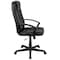 Flash Furniture Leather Task Chair, Black CH-197051X000-BK-GG - alternate 4